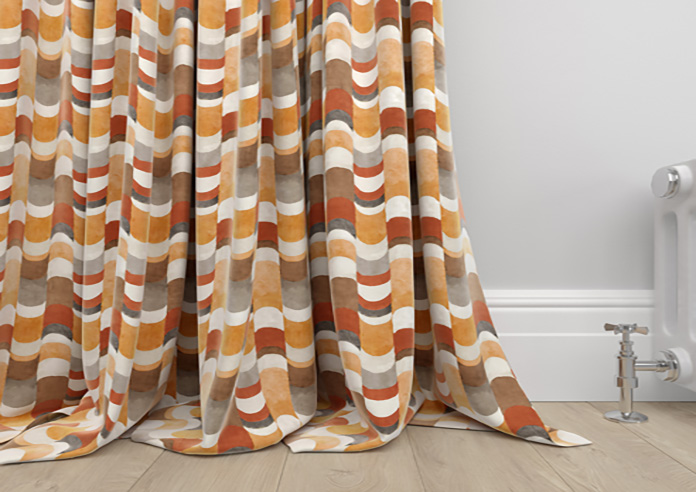 Castillo Velvet, Copper - Made to Measure Curtain - Image 6